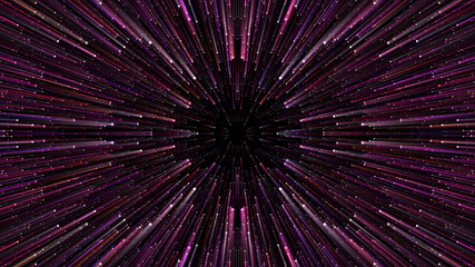 Wall Mural - Star Burst Warp Space StarField galaxy universe cosmic background