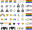 © Dshnrgc - Gay pride parade vector icon set