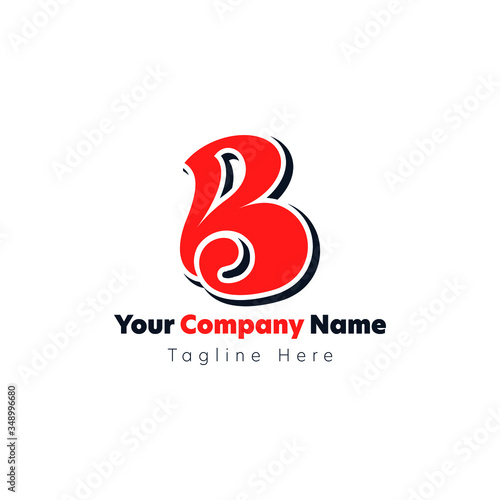 Letter B Logo Vector Art Minimalist Flat Concepts Abstract Company Logos Multi Colors Brilliant Concept For Business Startups Variations Of B Letter B Explorations Lineart Vectors Buy This Stock Vector And