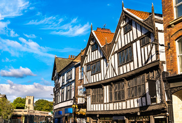 Wall Mural - Traditional houses in York, England