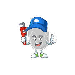 Sticker - Nitrospirae Cartoon drawing concept work as smart Plumber