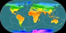 Ortelius Oval (11E), Temperature, Tectonic Plates