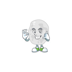 Sticker - cartoon picture of planctomycetes make a call gesture