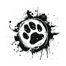 Dog Paint Splatter Illustration Free Stock Photo - Public Domain Pictures