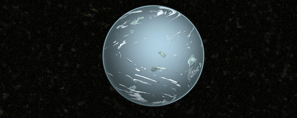 Wall Mural - solar system in space