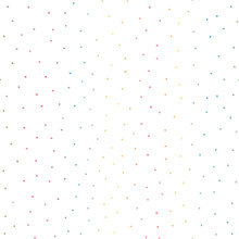 Rainbow Gradient Dots Hand Drawn Vector Background. Seamless Pattern With Randomly Placed Colorful Spots On White. Irregular Small Polka Dots. For Fabric, Home Textiles, Card, Packaging
