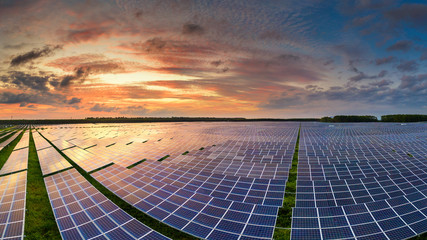 Wall Mural - Solar power station