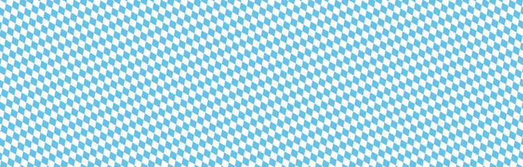 Wall Mural - seamless blue white checkered Oktoberfest 2020 background