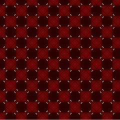 seamless red pattern with red hearts