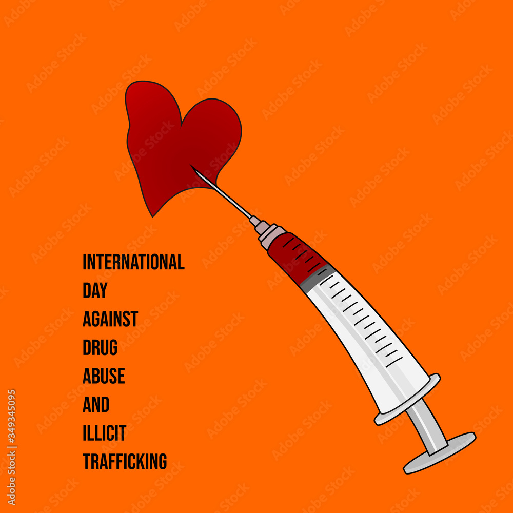 International day against drug abuse and illicit trafficking Stock ...