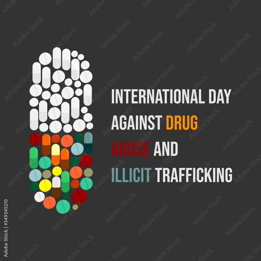 International day against drug abuse and illicit trafficking Stock ...