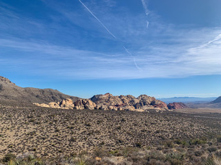 Mountains in Nevada near Las Vegas USA