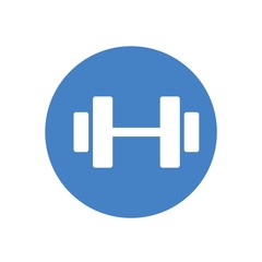 Wall Mural - dumbbell icon vector illustration design