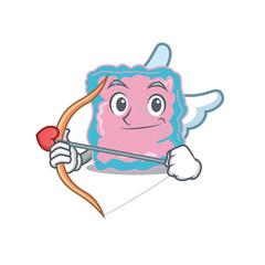 Sticker - Intestine in sweet romantic cupid cartoon drawing with arrow