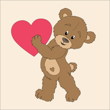 Teddy Bear With Heart 1

