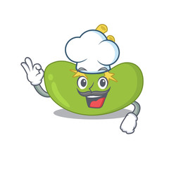 Sticker - Talented spleen chef cartoon drawing wearing chef hat