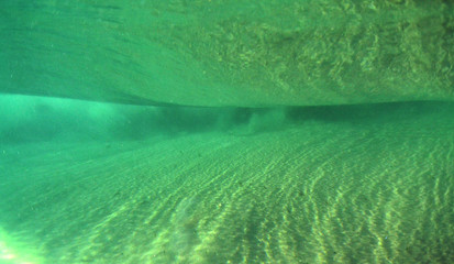 Poster -  under ocean waves caribbean sea Venezuela