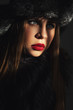 © ivancheremisin - Portrait of a beautiful girl in a fur hat