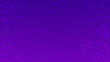 Fototapete - Violet blurred vector background with halftone effect. Smooth pink and purple gradient. Violet background. Halftone wallpaper. Creative backdrop. Vector template. Minimal style. Cover layout template.