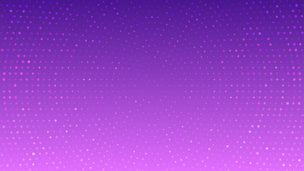 Fototapete - Violet blurred vector background with halftone effect. Smooth pink and purple gradient. Violet background. Halftone wallpaper. Creative backdrop. Vector template. Minimal style. Cover layout template.