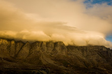 Coloful Clouds Over Mountains South Africa