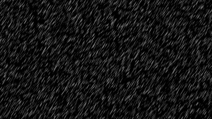 Wall Mural - heavy rain isolated in black background for overlay