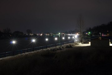 Wall Mural - Night walk