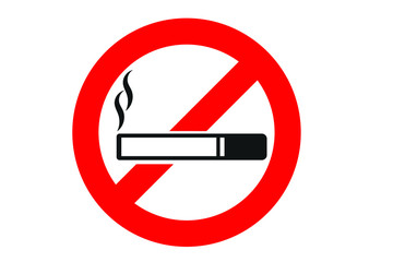 avoid smoking icon. no smoke icon vector