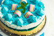 niebieskie ciasto chmurka