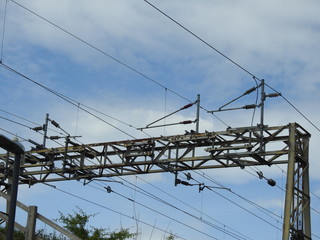 high voltage power line