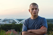 © Rija - Man In Front Of The Bridge Looking Serious