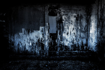 Wall Mural - black grunge concrete wall as background or wallpaper or texture