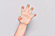 © Krakenimages.com - Hand of caucasian young woman grasping aggressive and scary with fingers, violence and frustration
