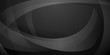 Abstract background made of curved lines in black and gray colors