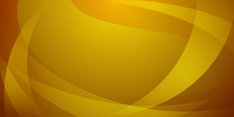 Poster - Abstract background made of curved lines in yellow colors