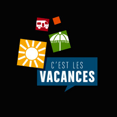 Poster - c'est les vacances