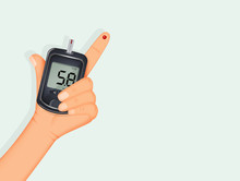 Illustration Of Measure Diabetes