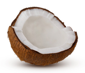 Wall Mural - coconut fruit isolated on white