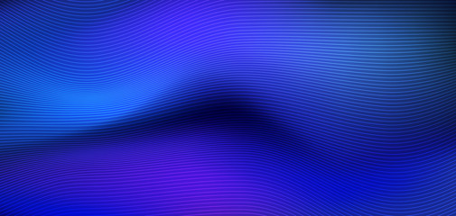 Wall Mural - vector illustration abstract wavy, wave line and blurred gradient mesh in bright color background. d