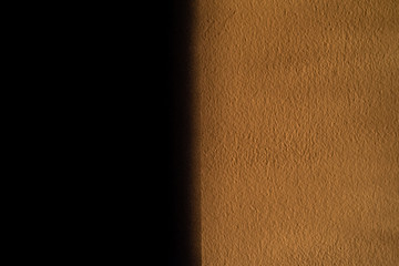 Abstract photos of a room with bright sunlight and a dark side