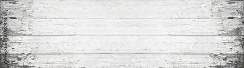Old white painted exfoliate rustic bright light wooden texture - wood backgro...
