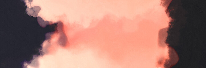 Poster - abstract watercolor background with watercolor paint with burly wood, light pink and very dark blue colors