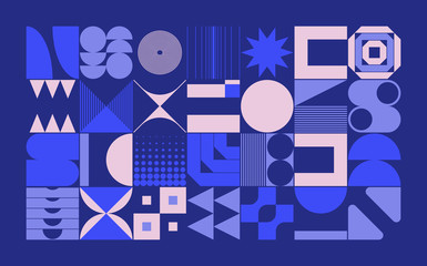 Neo Modernism Artwork Pattern Design