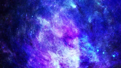 Wall Mural - Animation view to travelling across the universe in moving