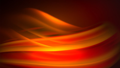 Fluid wave lines background. Trendy abstract layout template for business or technology presentation, internet poster or web brochure cover, wallpaper