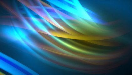 Fluid wave lines background. Trendy abstract layout template for business or technology presentation, internet poster or web brochure cover, wallpaper