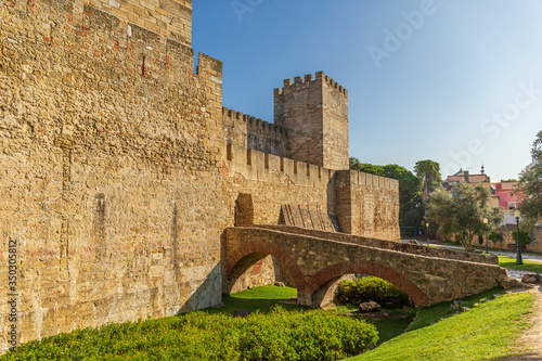 Fotomural Saint George castle in Lisbon, Portugal