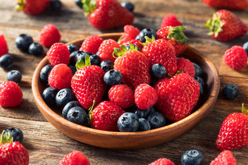 Raw Organic Assorted Fresh Berries