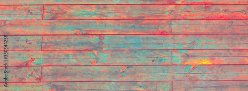 Panorama old wooden texture background.