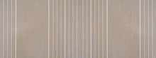 Pastel Beige Brown White Striped Natural Cotton Linen Textile Texture Background Banner Panorama 